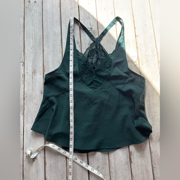 Reset by Jane | Dark Green Lace Camisole | Flowy Tank | S 💚✨ - Picture 3 of 9
